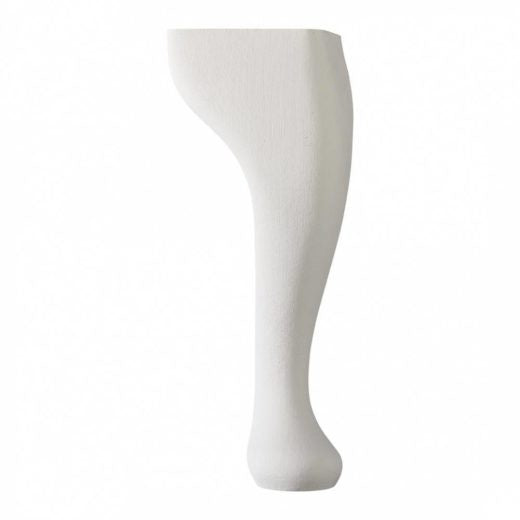 Wooden Queen Anne Leg (EX 65mm) – 9" (230mm) with Bored Wings in a Clay Finish