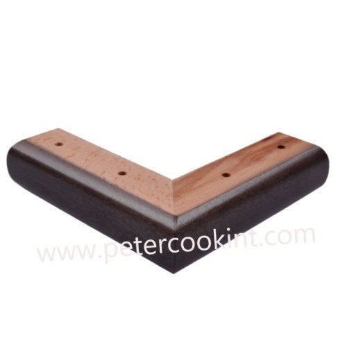 Corner Feet - Dark Walnut Finish H40mm_L160mm (FSC 100%)