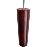 Round Tapered Feet - Mahogany Gloss Finish H154mm_D55mm
