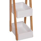 HOMCOM 3 Tier Bathroom Shower Caddy Freestanding Rack Storage Unit Shelf Organiser