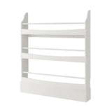 3-Tier Kids Bookcase with 2 Anti-Tipping Kits & Guardrails