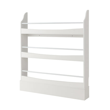 3-Tier Kids Bookcase with 2 Anti-Tipping Kits & Guardrails