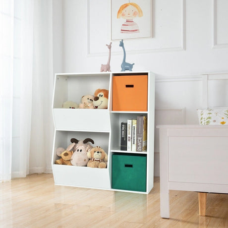 Kids Toy Storage with 2 Baskets for Kids Room