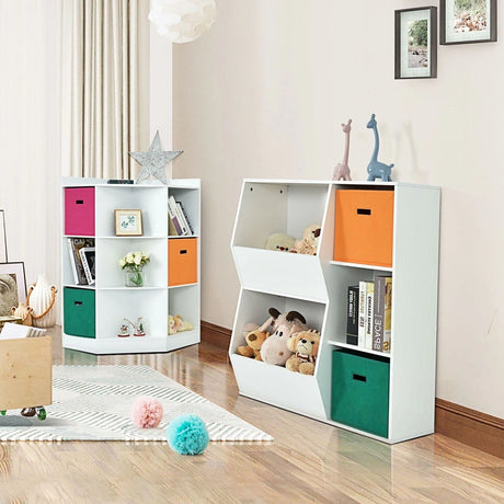 Kids Toy Storage with 2 Baskets for Kids Room