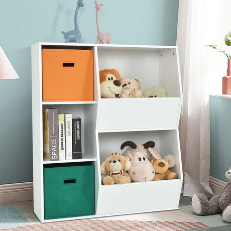 Kids Toy Storage with 2 Baskets for Kids Room