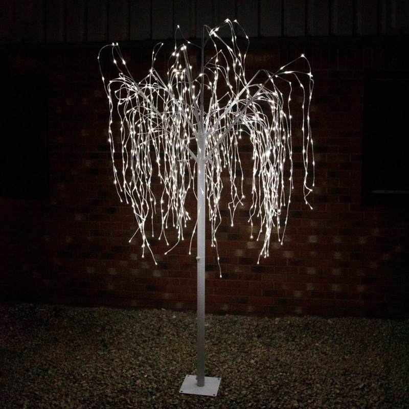 Wedding Moongate - Gold & 1 x Weeping Willow Tree 240cm Cool White