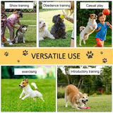 PawHut Dog Agility Training Equipment Dog Play Run Obedience Training Set Adjustable (Poles)