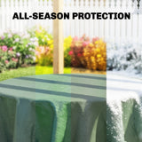 Outsunny 4 x 6m Waterproof Tarpaulin, 90GSM Tear-Resistant PE Tarp with Reinforced Grommets, UV Protected Cover