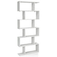6-tier Bookshelf with Anti-Tipping Device for Office