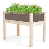 Raised bed with drainage holes &amp; transparent acrylic panels. Raised plant bed 100 x 59 x 77 cm