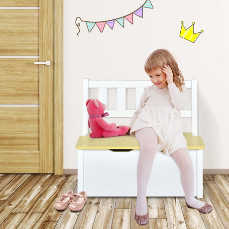 Children Activity Table with 2 Chairs and 1 Storage Bench