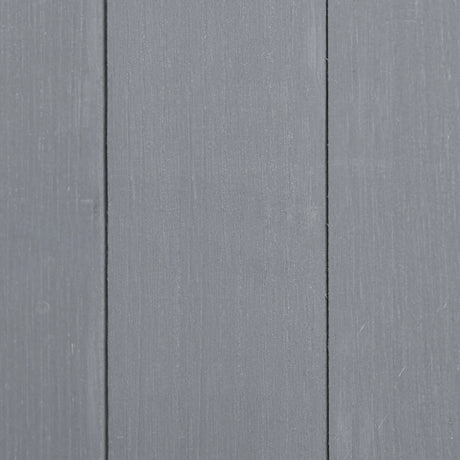 Outsunny 139 x 75 Fir Wood Garden Shed, with Asphalt Roof - Grey