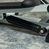 SPORTNOW Mini Stepper Machine, with LCD Monitor, Non-Slip Pedals, White