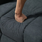 HOMCOM Electric Riser Recliner Armchair14 Oversized Chair with Cup Holder & Side Pockets for Elderly in Living Room, Charcoal Grey