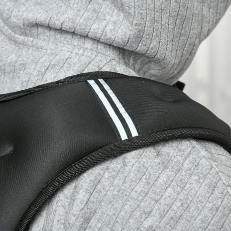HOMCOM 5KG Weighted Vest, Running Weight Vest with Adjustable Strap, Convenient Pocket and Reflective Strips for Men and Women