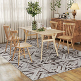 HOMCOM Modern Area Rug, Triangle Pattern Non-Slip Washable Rug, Chenille Floor Carpet for Living Room, Bedroom, Dining Room, Home Office, 290 x 200 cm, Brown