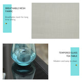 Outsunny 3 Pieces Sun Lounger Chair Set, Metal Frame Garden Outdoor Sunbathing Chair with Side Table and Armrest, Grey