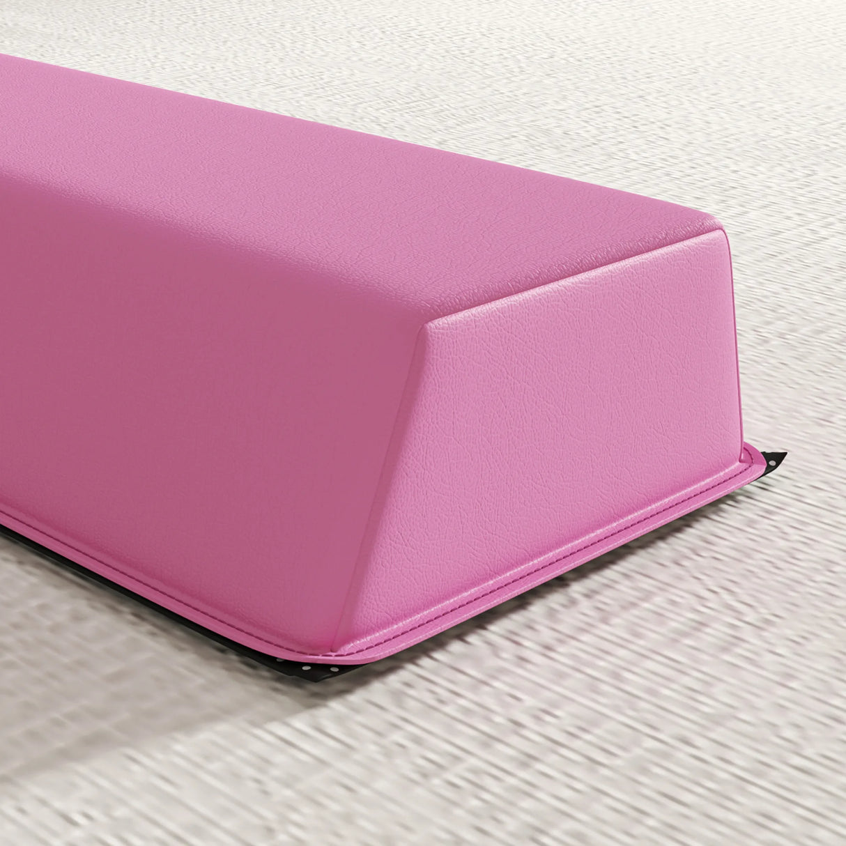 SPORTNOW 7.7ft Folding Gymnastics Beam, Floor Balance Beam for Kids with Anti-Slip Base, Gymnastics Equipment for Home, Pink