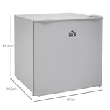 HOMCOM 35L Mini Freezer, -24 to -14 Temperature - Grey
