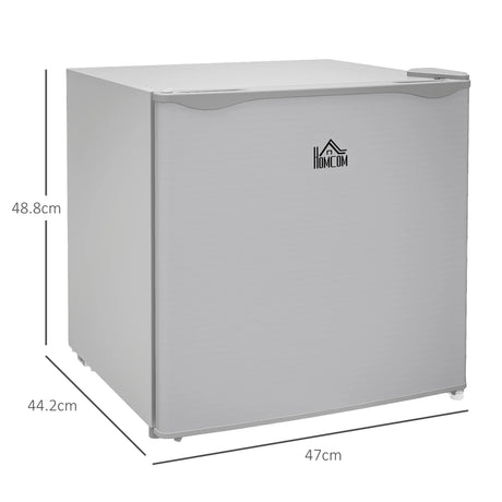 HOMCOM 35L Mini Freezer, -24 to -14 Temperature - Grey