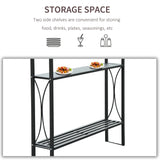 Outsunny 2.5 x 1.5m BBQ Tent Canopy Patio Outdoor Awning Gazebo Party Sun Shelter - Coffee