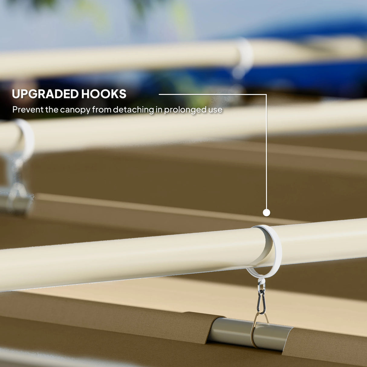 Outsunny 3 x 3m Retractable Roof Metal Pergola - Black