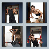 SPORTNOW Pull Up Bar, for 92-120cm Doorways, No Screws, Maximum load 200kg