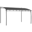 Outsunny 3 x 4m Metal Frame Pergola - Grey