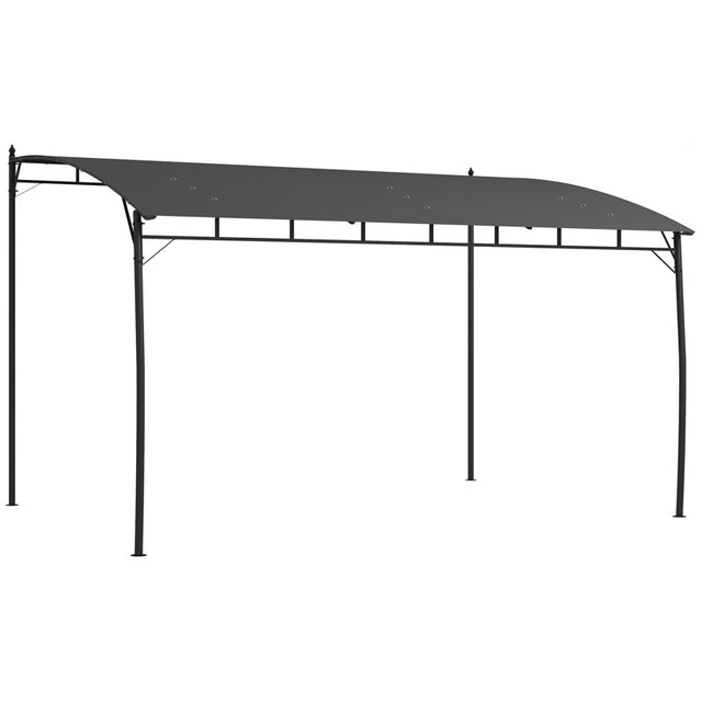 Outsunny 3 x 4m Metal Frame Pergola - Grey