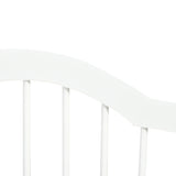 PawHut 3 Panels Dog Gate w/ Support Feet Fence Safety Barrier Freestanding Wood White