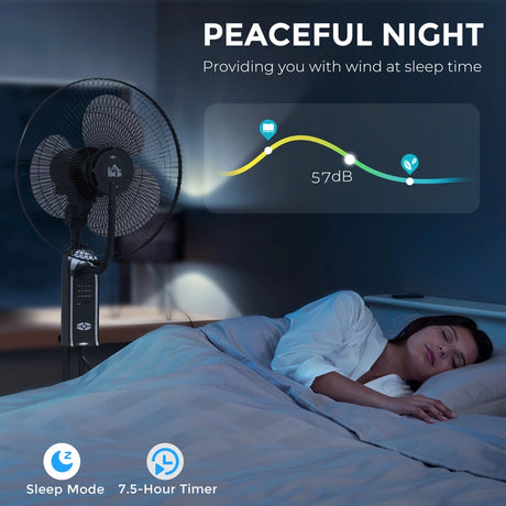 HOMCOM Pedestal Fan with Water Mist Spray, Spray Misting Fan with 70 Oscillation, Tilt Head, 3 Speeds, 3 Modes, Adjustable Mist, 3.2L Water Tank, for Home, 120 cm