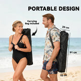 Outsunny Camping Chair Reclining Portable Camp Chair with Detachable Footrest Cup Holder Black