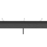 Outsunny Retractable Pergola Cover, 2.55 x 2.5 m Replacement Canopy Fabric for 3 x 3 m Frame, Roof Top Only, Dark Grey