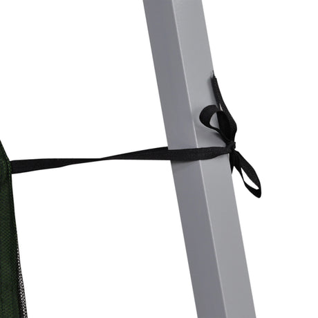 Outsunny Outdoor Garden Pop-up Gazebo Canopy Tent Sun Shade Event Shelter Folding with Adjustable Height, Mesh Screen Side Walls 3.5 M  3.5 M Base / 3 M  3 M Top, Green