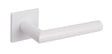 Tupai Exclusivo 5S Line Covela Lever Door Handle on 5mm Slimline Square Rose - White - Set