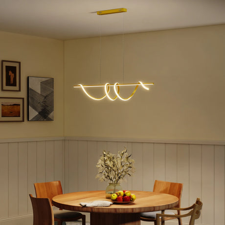 HOMCOM Pendant Light with 3 Colour Temperatures - Gold Tone
