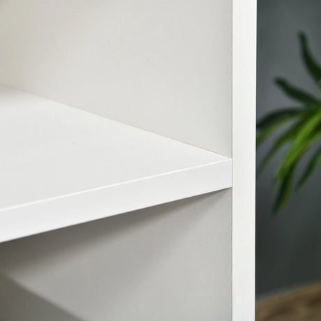 HOMCOM TV Stand Cabinet for TVs up to 60 Inches - White
