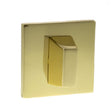 Tupai Exclusivo 5S Line WC Turn and Release *for use with ADBCE* on 5mm Slimline Square Rose - Polished Brass - Each