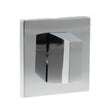 Tupai Exclusivo 5S Line WC Turn and Release *for use with ADBCE* on 5mm Slimline Square Rose - Bright Polished Chrome - Each