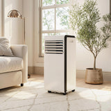 HOMCOM Portable Air Conditioner 9000 BTU, 4-in-1 Air Conditioning Unit with Cooling, Dehumidifier, Fan, Sleep Mode, White