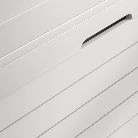 HOMCOM Narrow Shoe Cabinet with 3 Flip Drawers - White