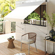 Outsunny 3x1.5m  Adjustable Outdoor Aluminium Frame Awning Beige