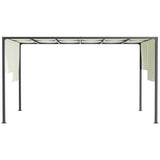 Outsunny 3 x 4m Outdoor Garden Pergola - Cream White