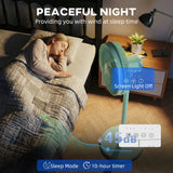 HOMCOM 40 cm Standing Fan, Cooling Floor Fan with 80 Oscillating, Adjustable Tilt and Height, 4 Speed, Remote Control, Green
