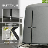 Outsunny 196 x 230 cm Hanging Egg Chair Protective Cover - Grey