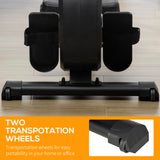 HOMCOM Folding Rowing Machine, Magnetic Rower Machine with 8 Levels Quiet Resistance, LCD Monitor, Wheels, Aluminium Slide Rail and Vertical Storage, for Home Gym Cardio Training