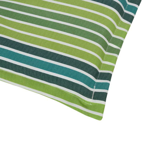 Outsunny Polyester Set Of 2 Swing Chair Cushion Green Stripes