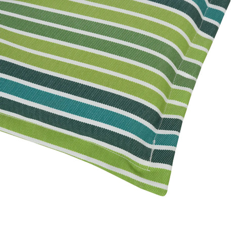 Outsunny Polyester Set Of 2 Swing Chair Cushion Green Stripes