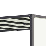 Outsunny 3 x 4m Outdoor Garden Pergola - Cream White