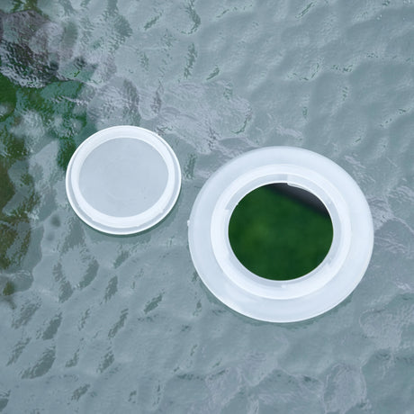 Outsunny Garden Dining Table Glass Top Metal Frame with Parasol Hole Outdoor Balcony Grey 120L x 80Wcm